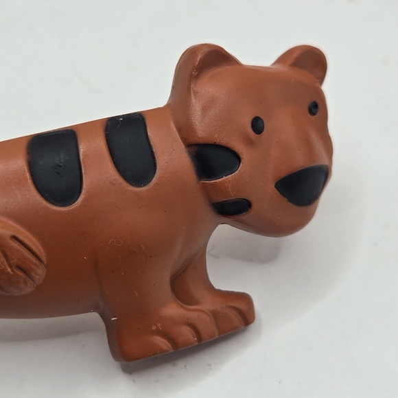 Orange Tiger Safari Drawer Pulls Child Handles Kids Room 2005 KBC Lot Of Five 5 - Picture 12 of 14